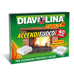 Diavolina Accendifuoco 40 cubi