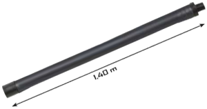 Set 5 Aste per scovoli kit pulizia canne fumarie stufe a pellet
